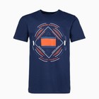 Футболка мужская, цвет тёмно-синий/принт МИКС, размер 44 (S) - фото 21808386