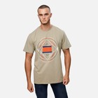 Футболка мужская, цвет хаки/принт МИКС, размер 50 (XL) - фото 21808433