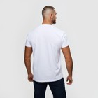 Футболка мужская, цвет белый/принт МИКС, размер M 9177771