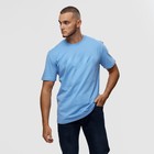 Футболка мужская, цвет голубой/принт МИКС, размер 2XL - Фото 2