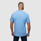 Футболка мужская, цвет голубой/принт МИКС, размер 2XL - Фото 6