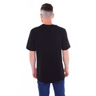 Футболка мужская, цвет чёрный/принт МИКС, размер S - фото 21808557