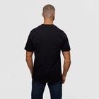 Футболка мужская, цвет чёрный/принт МИКС, размер M - фото 21808624