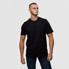 Футболка мужская, цвет чёрный/принт МИКС, размер L - фото 21808631