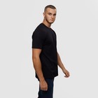 Футболка мужская, цвет чёрный/принт МИКС, размер L - фото 21808633