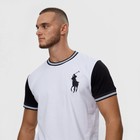 Футболка мужская, цвет белый/принт МИКС, размер S - фото 21808660