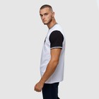 Футболка мужская, цвет белый/принт МИКС, размер L 9177807