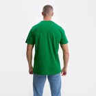 Футболка мужская, цвет зелёный/принт МИКС, размер L - фото 21808962