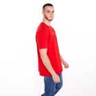 Футболка мужская, цвет красный/принт МИКС, размер S - фото 21808984