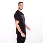 Футболка мужская (тигр из пайеток), цвет чёрный/принт МИКС, размер S - фото 21809184