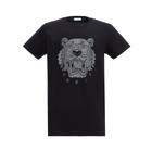Футболка мужская (тигр из пайеток), цвет чёрный/принт МИКС, размер S - фото 21809186