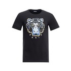 Футболка мужская, цвет чёрный/принт МИКС, размер L - фото 21809240