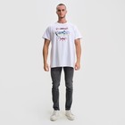 Футболка мужская, цвет белый/принт МИКС, размер 2XL - фото 21809295