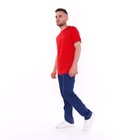 Футболка мужская, цвет красный, принт МИКС, размер 4XL - фото 21809330