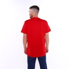 Футболка мужская, цвет красный, принт МИКС, размер 5XL - фото 21809341