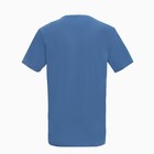 Футболка мужская, цвет синий/принт МИКС, размер 2XL - фото 21809404