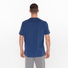 Футболка мужская, цвет индиго, принт МИКС, размер L - фото 21809425