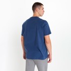 Футболка мужская, цвет индиго, принт МИКС, размер 2XL - фото 21809436