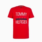 Футболка мужская, цвет красный, принт МИКС, размер 2XL - фото 21809452