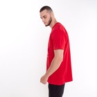 Футболка мужская, цвет красный, принт МИКС, размер XL - фото 21809485