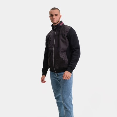 Ветровка мужская, цвет чёрный, размер L