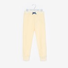 Костюм для девочки (толстовка, брюки), цвет жёлтый, рост 104 см (4) - фото 21809614