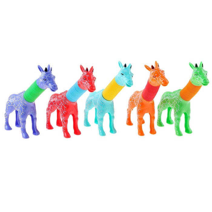Развивающая игрушка «Жираф», цвета МИКС - фото 1900231753