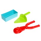 Игровой набор «Снежколеп и кирпичик», 3 предмета, цвета МИКС - фото 2790271