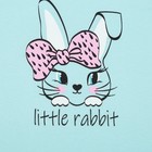 Комплект для девочки (майка, трусы), цвет голубой, рост 116 см 9309167