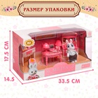 Игровой набор «Зайчик», с мебелью и аксессуарами - Фото 5