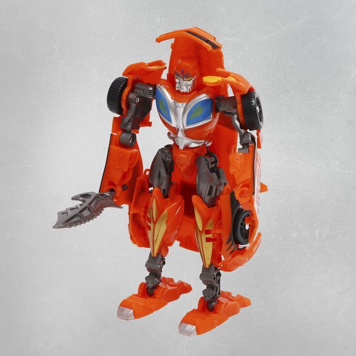Робот «Автобот», трансформируется, цвет оранжевый - фото 1907546115
