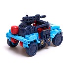 Робот «Военный внедорожник», трансформируется, цвет синий - фото 6717919