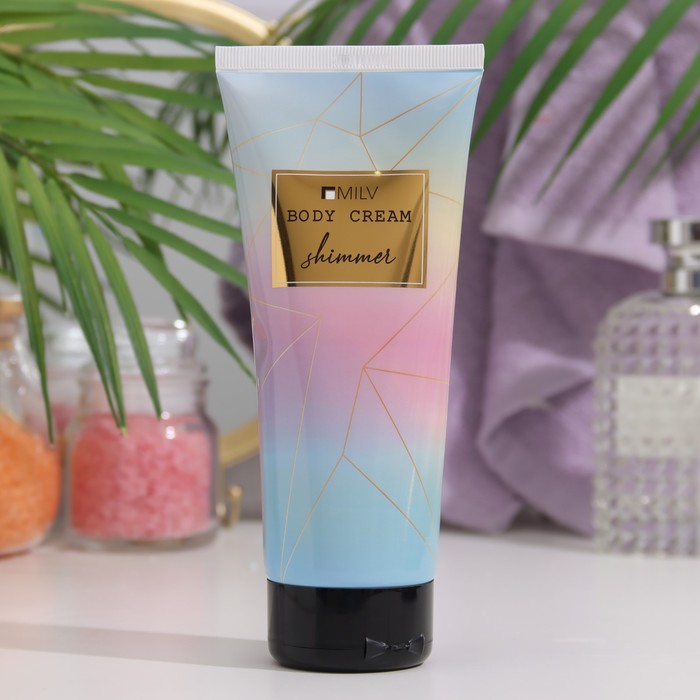 Крем-блеск для тела HAPPY MEMORIES с шиммером, 200 мл - Фото 1