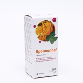 

Сироп плюща Витатека Бронхолор, 150 мл