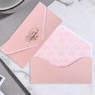 Конверт для денег "В День Свадьбы!" розовый, 19х9 см - фото 9589201