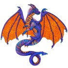 Пазл фигурный «Храбрый дракон», размер S - фото 10030103