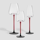 Бокал из стекла для вина Magistro «Амьен», 700 мл, цвет красный - Фото 2