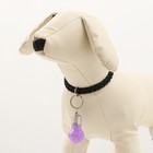Маячок световой на ошейник для больших и средних собак, фиолетовый - Фото 4