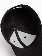 Бейсболка однотонная MINAKU, чёрная, размер 56-58, вельвет - фото 46803590