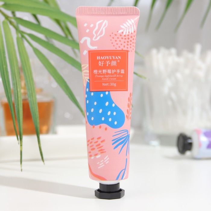 Крем для рук "Земляника" увлажняющий, 30 мл - Фото 1