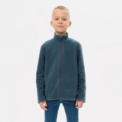 Джемпер флисовый детский MINAKU, тёмно-серый, рост 110-116 см