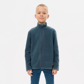 Джемпер флисовый детский MINAKU, тёмно-серый, размер 164 см