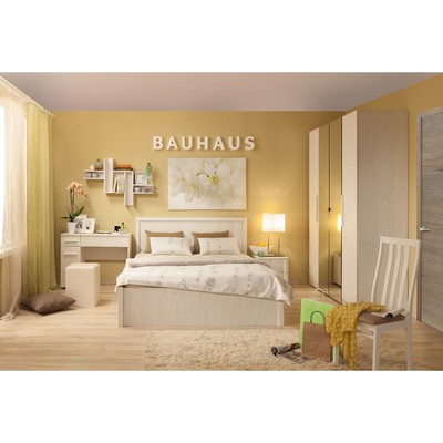 Кровать Bauhaus 4, 1200 × 2000 мм, без основания, цвет бодега светлый