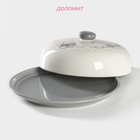 Блинница Доляна «Уютные коты», d=23 см, цвет белый - Фото 2