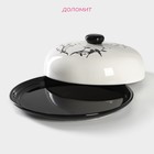 Блинница Доляна «Весенний вечер», d=23 см, цвет белый - Фото 2