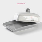 Масленка Доляна «Уютные коты», 17×12.5×8.5 см, цвет белый - Фото 2