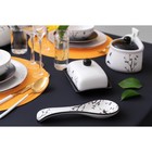 Маслёнка Доляна «Весенний вечер», 17×12.5×8.5 см, белая - Фото 11