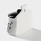 Солонка Доляна «Весенний вечер», 600 мл, 14×10×14 см, доломит, белая - Фото 3