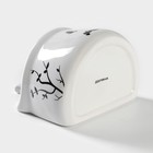 Солонка Доляна «Весенний вечер», 600 мл, 14×10×14 см, доломит, белая - Фото 6