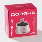 Солонка Доляна «Весенний вечер», 600 мл, 14×10×14 см, доломит, белая - Фото 7